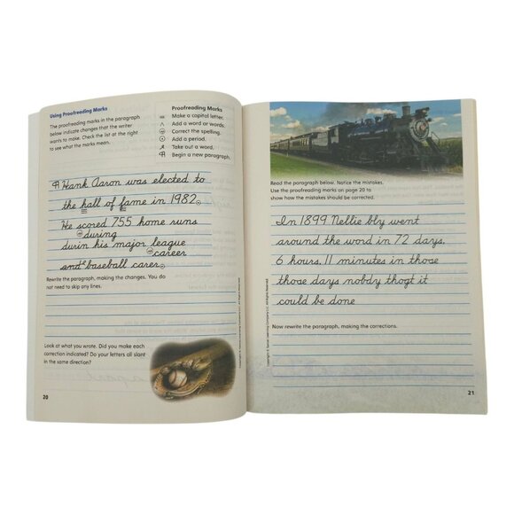 D'Nealian Handwriting Cursive Grade 5 Teacher's Edition Student Manuscripts NEW - Picture 12 of 16